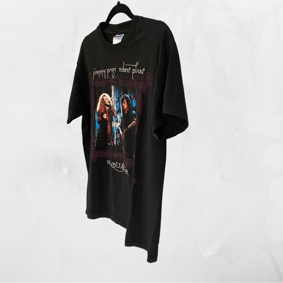 Vintage Jimmy Page Robert Plant No Quarter World Tour 1995 T Shirt - Large - Picture 3 of 10
